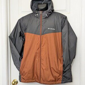 Columbia Sportswear Men's Sz XL Insulated Winter Coat Jacket Gray Orange